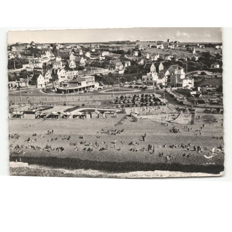 CRIEL-sur-MER: centre-plage vue aérienne 10x15 - très bon état