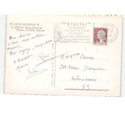 ETRETAT: falaises et porte d'amont vue aérienne 10x15 - état