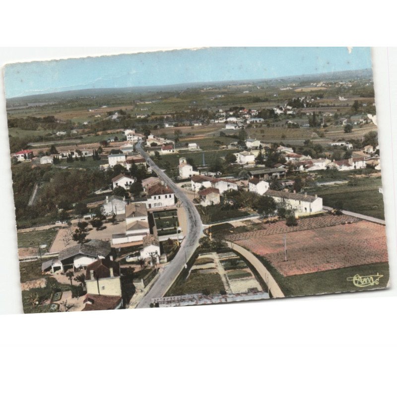 SAINT-GERMAIN-la-RIVIERE: vue générale vue aérienne 10x15 - état
