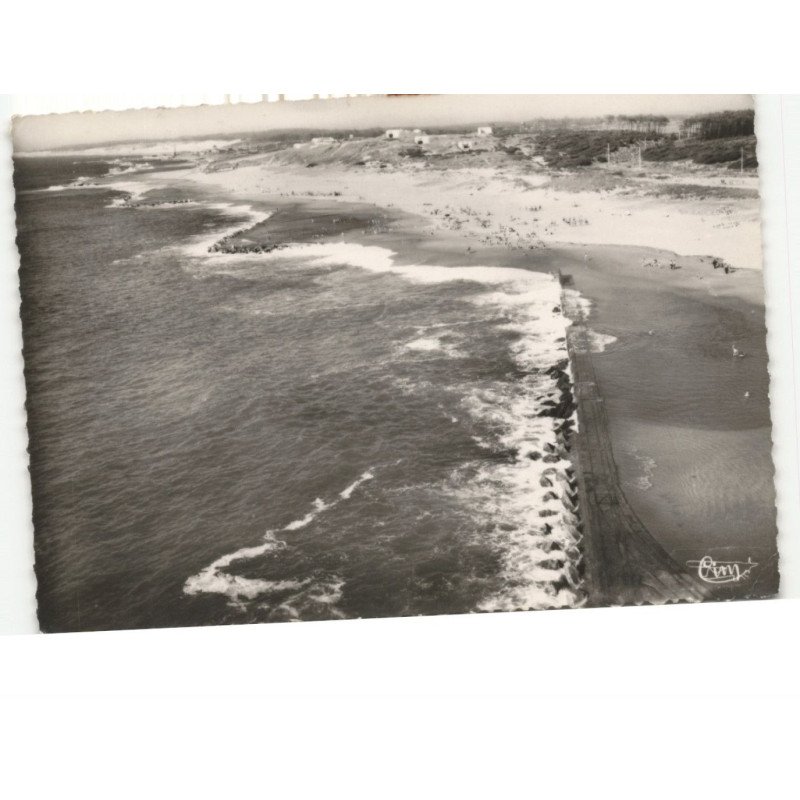 SOULAC-sur-MER: la plage vue aérienne 10x15 - état
