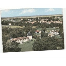 SAINT-SEURIN-de-CADOURNE: château la verdus vue aérienne 10x15 - très bon éta