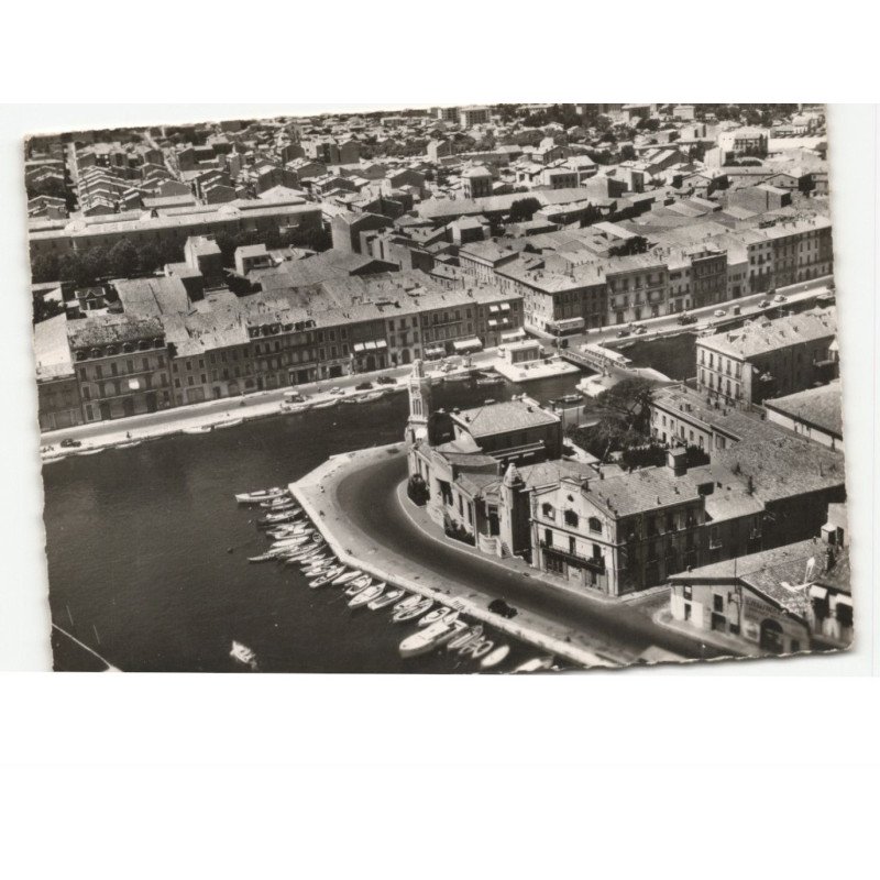 SETE: la chambre de commerce vue aérienne 10x15 - très bon état