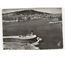 SETE: entrée du port vue aérienne 10x15 - très bon état