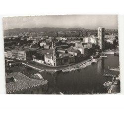 SETE: chambre de commerce vue aérienne 10x15 - très bon état