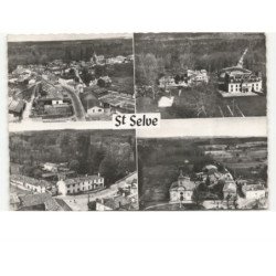 SAINT-SELVE: 4 vues vue aérienne 10x15 - très bon état