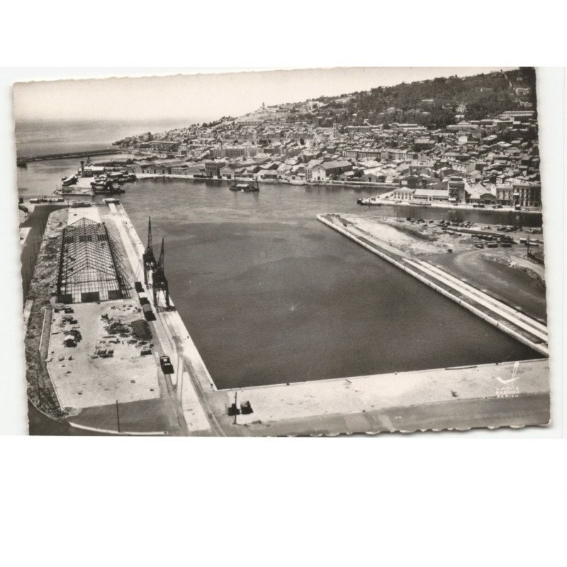 SETE: le bassin vue aérienne 10x15 - très bon état