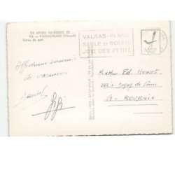 VALRAS-PLAGE: entrée du port vue aérienne 10x15 - très bon état