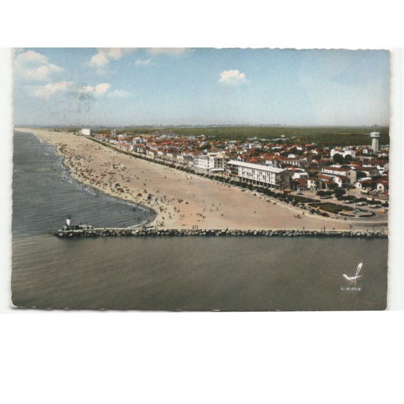 VALRAS-PLAGE: vue générale vue aérienne 10x15 - très bon état