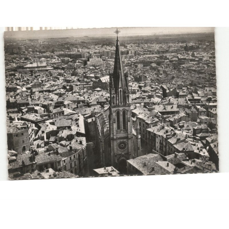 MONTPELLIER: église saint-anne vue aérienne 10x15 - très bon état