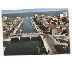 PALAVAS-les-FLOTS: le canal vue aérienne 10x15 - très bon état