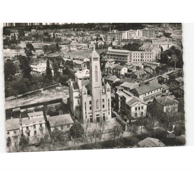 MONTPELLIER: église sainte-thérèse vue aérienne 10x15 - très bon état
