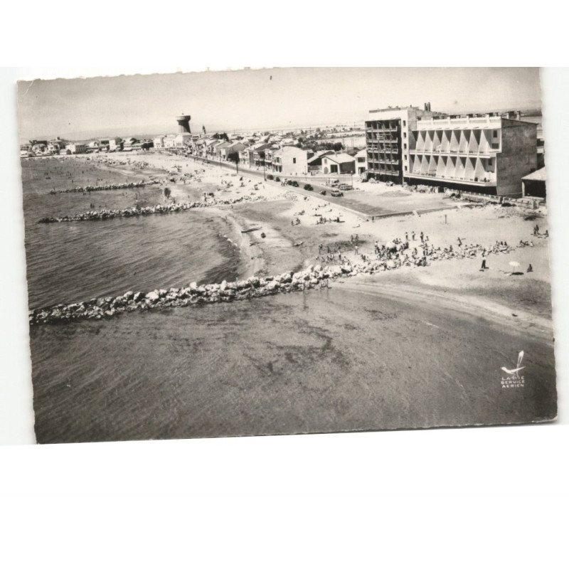 PALAVAS-les-FLOTS: rive gauche, les épis vue aérienne 10x15 - très bon état