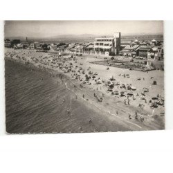 PALAVAS-les-FLOTS: plage rive droite vue aérienne 10x15 - très bon état