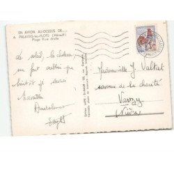 PALAVAS-les-FLOTS: plage rive droite vue aérienne 10x15 - très bon état