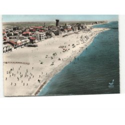 PALAVAS-les-FLOTS: plage rive droite vue aérienne 10x15 - très bon état