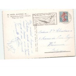 PALAVAS-les-FLOTS: plage rive droite vue aérienne 10x15 - très bon état