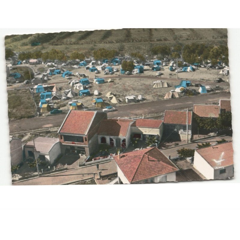 LA REDOUTE-PLAGE: camping vue aérienne 10x15 - très bon état