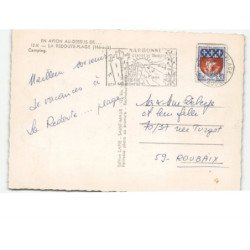 LA REDOUTE-PLAGE: camping vue aérienne 10x15 - très bon état