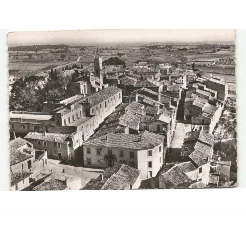 SAINT-GENIES-des-MOURGUES: vue aérienne 10x15 - très bon état