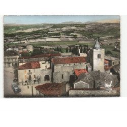 QUARANTE: l'église vue aérienne 10x15 - très bon état