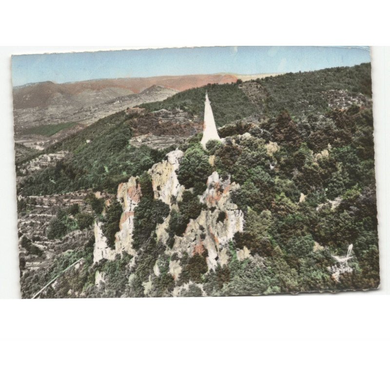 LODEVE: rocher des fourches vue aérienne 10x15 - état