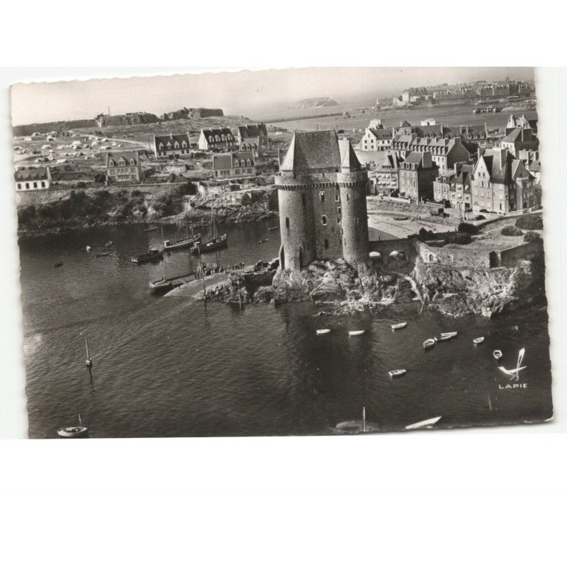 SAINT-SERVAN: vue générale vue aérienne 10x15 - très bon état