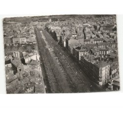 BEZIERS: les allées Paul Riquet vue aérienne 10x15 - très bon état