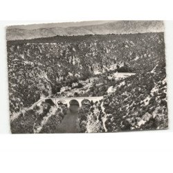 CAUSSE-de-la-SELLE: le pont bertrand et le vieux moulin vue aérienne 10x15 - très bon état