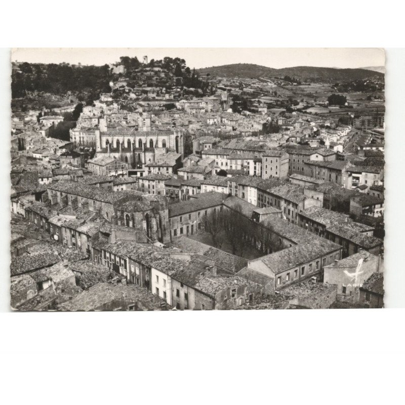 CLERMONT-L'HERAULT: vue générale vue aérienne 10x15 - très bon état