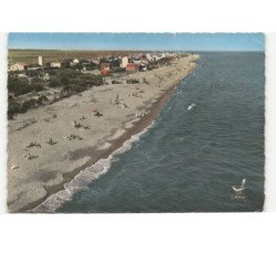 FRONTIGNAN-PLAGE: l'entrée de la plage, vue générale vue aérienne 10x15 - très bon état