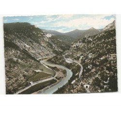 GANGES: viaduc sur la route de sumène vue aérienne 10x15 - très bon état