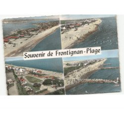 FRONTIGNAN-PLAGE:  vue aérienne 10x15 - très bon état