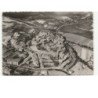 BELARUC-le-VIEUX: le vieux village et l'etang de thau vue aérienne 10x15 - très bon état
