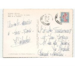 BEZIERS: vue générale, au centre, place de la citadelle vue aérienne 10x15 - très bon état