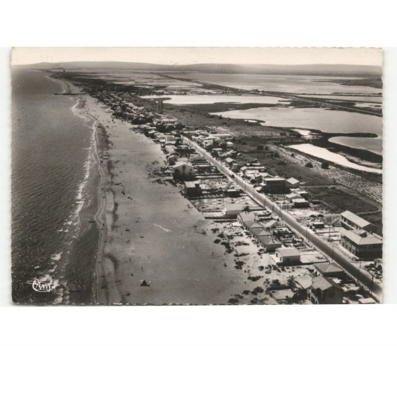 CARNON-PLAGE: les étangs vue aérienne 10x15 - très bon état