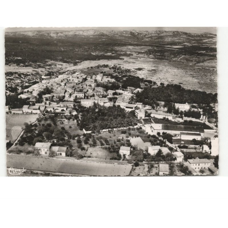 COURNONSEC: vue panoramique vue aérienne 10x15 - très bon état