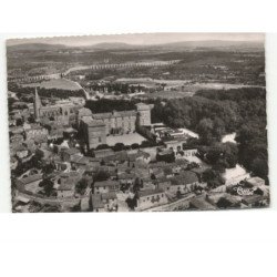 CASTRIES: générale de l'aqueduc et du château des ducs de castres vue aérienne 10x15 - très bon état