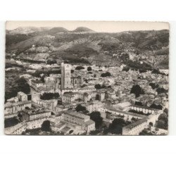 LODEVE: vue générale vue aérienne 10x15 - très bon état