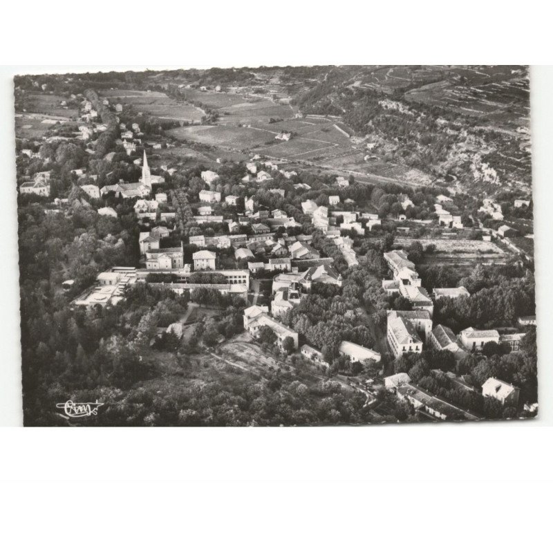 LAMALOU-les-BAINS: vue générale vue aérienne 10x15 - très bon état