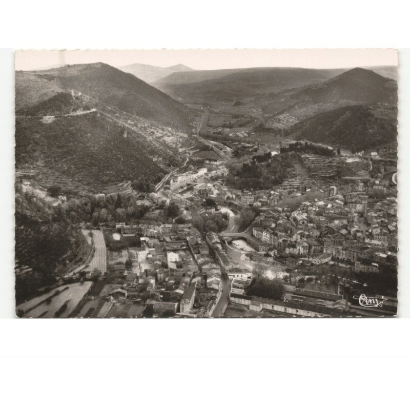 LODEVE: vue panoramique vue aérienne 10x15 - très bon état