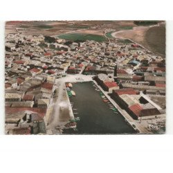 MEZE: le port et la ville vue aérienne 10x15 - très bon état