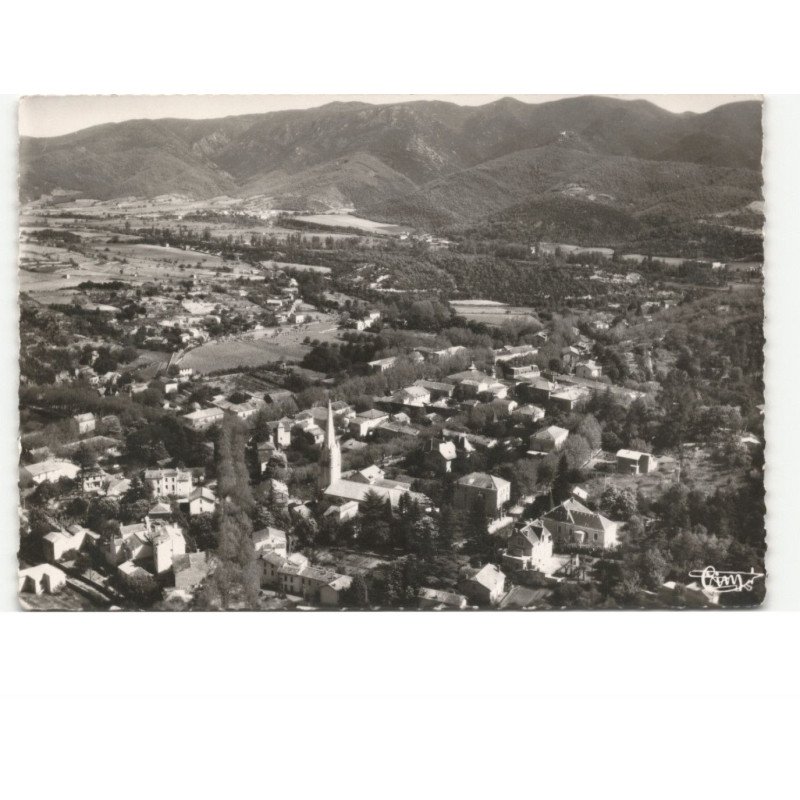 LAMALOU-les-BAINS: vue générale vue aérienne 10x15 - très bon état