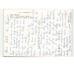 MEZE: vue générale, parcs à huîtres sur l'étang de thau  vue aérienne 10x15 - très bon état