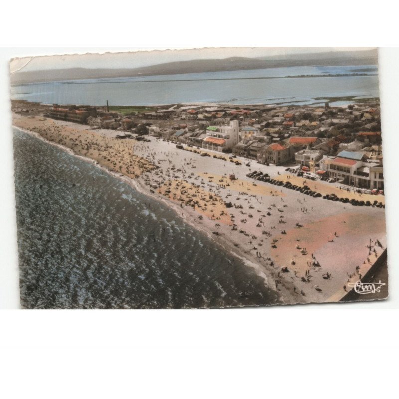 PALAVAS-les-FLOTS: plage, rive droite vue aérienne 10x15 - état