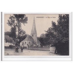 ESQUERDES : la place de l'eglise - tres bon etat