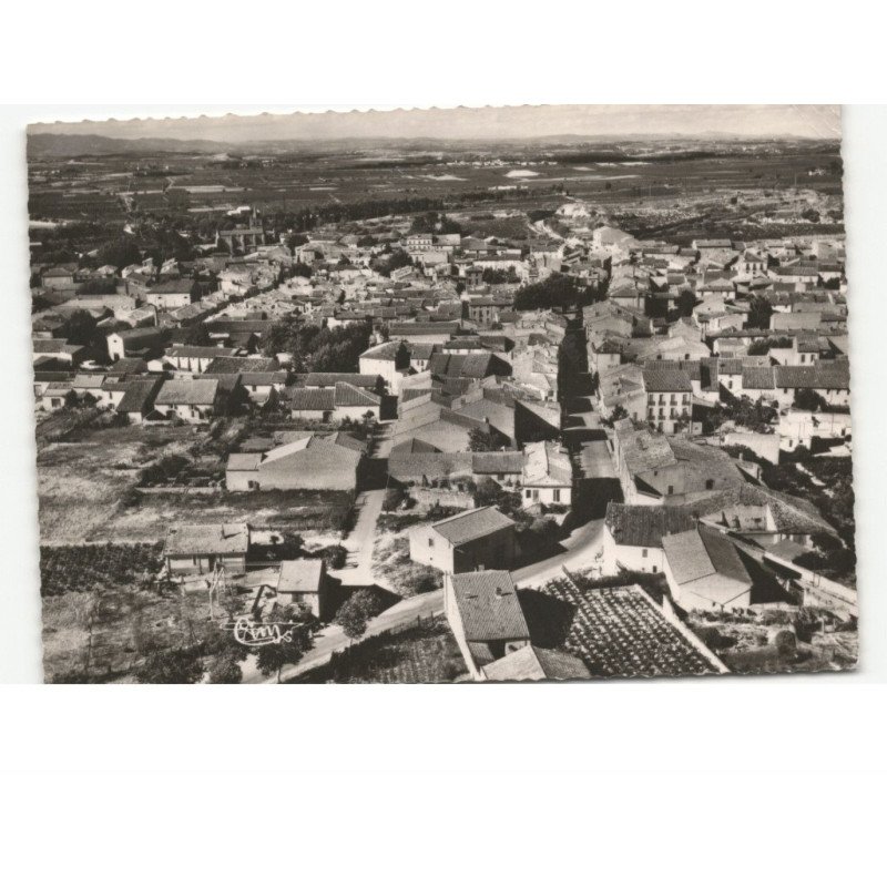 NISSAN-lez-ENSERUNE: vue générale vue aérienne 10x15 - état