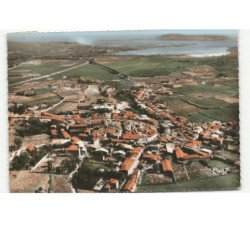 POUSSAN: vue panoramique vue aérienne 10x15 - très bon état