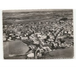 PUISSERGUIER: vue générale vue aérienne 10x15 - très bon état