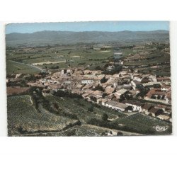LE POUGET: et son vignoble vue aérienne 10x15 - très bon état