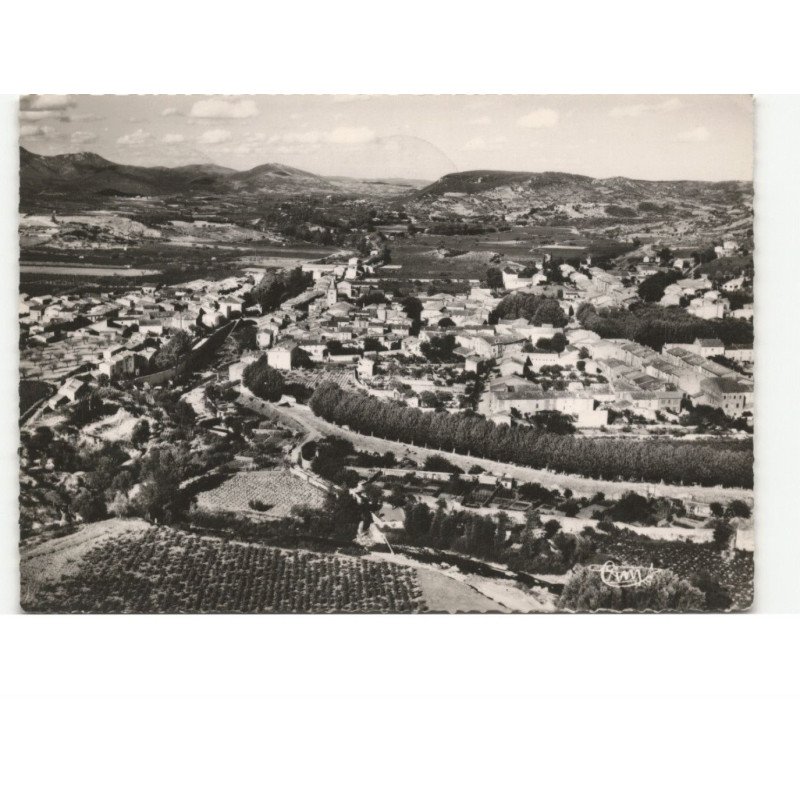 SAINT-CHINIAN: vue panoramique vue aérienne 10x15 - très bon état